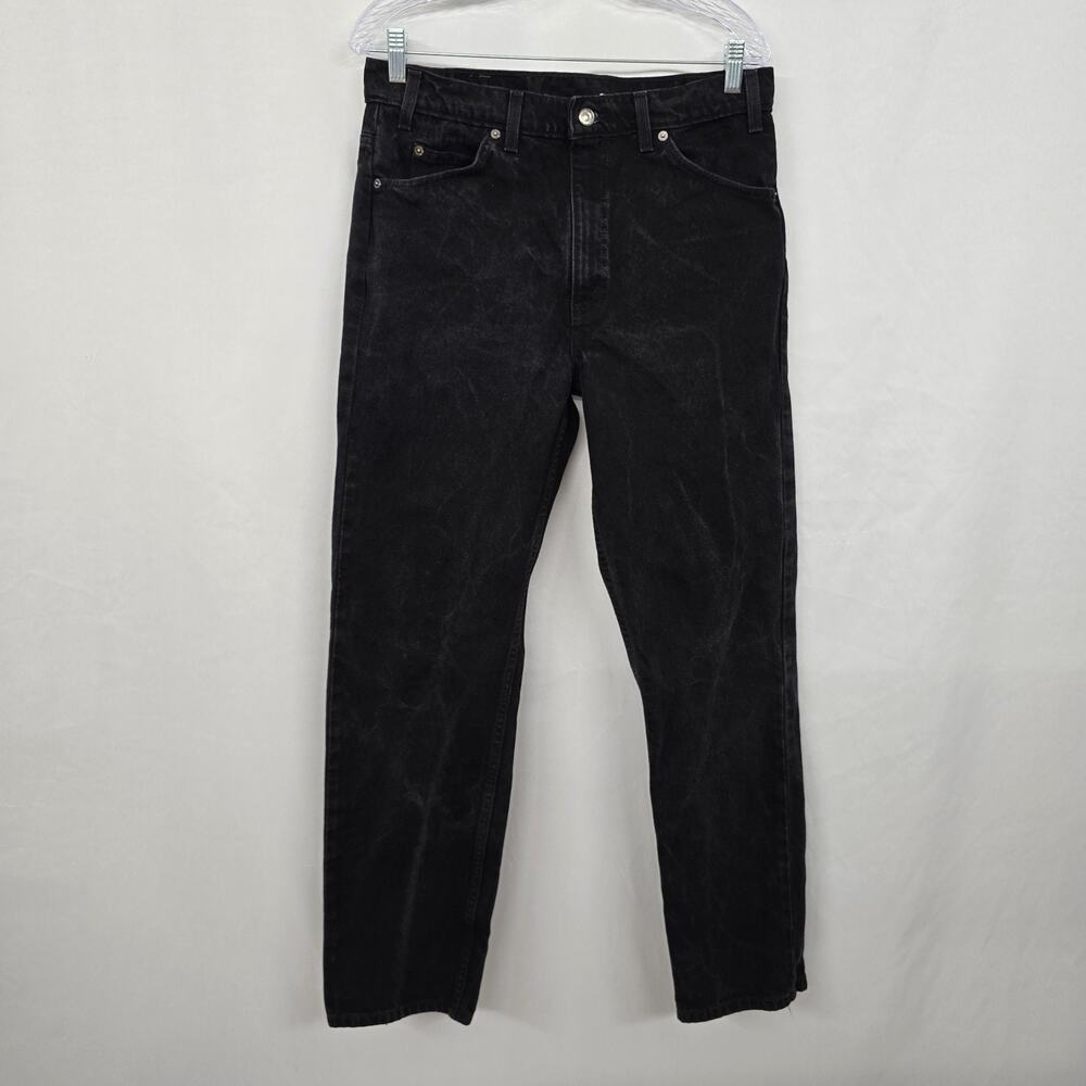 Vtg Levi's 505 Orange Tag Straight Jeans Men's 34 x 30 (see photos) Faded Black